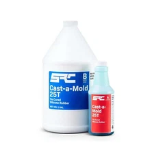 Specialty Resin & Chemical Cast-A-Mold 25T RTV (1 Gallon) | 2-Part Liquid Sil...