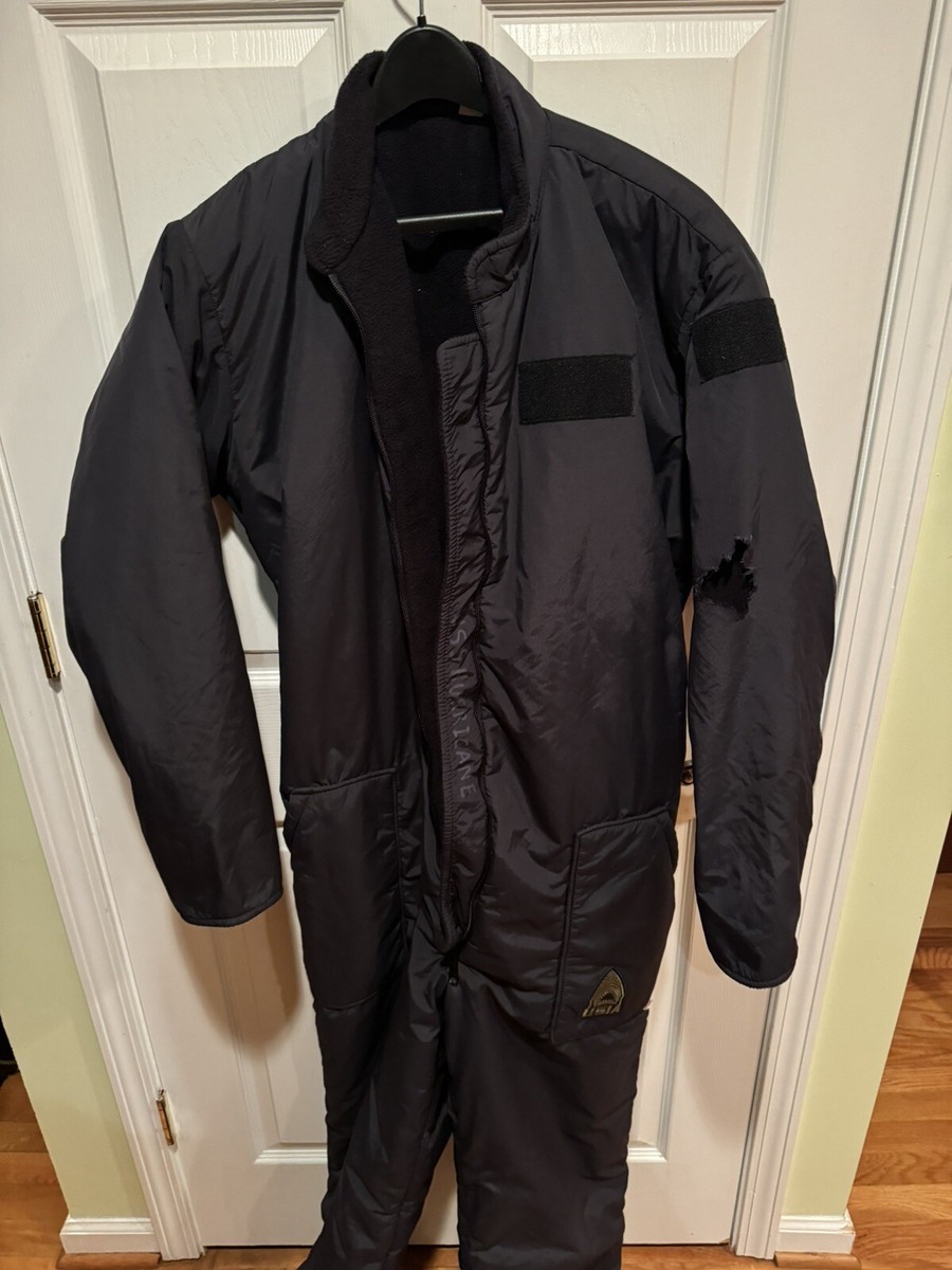 USIA EXOTHERM III Diver Scuba Dry Suit Polar Fleece Solid Black
