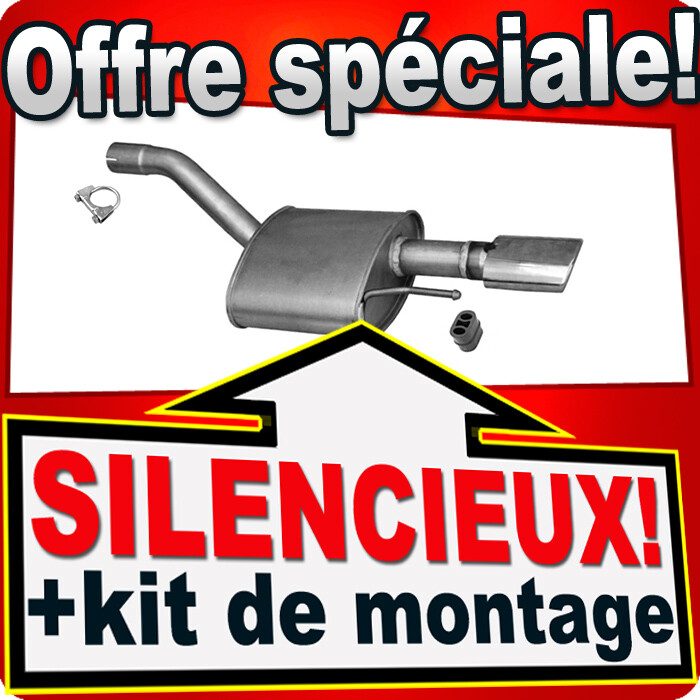 Silencieux arrière pour Opel Astra J Break 1.6i Turbo 180CH