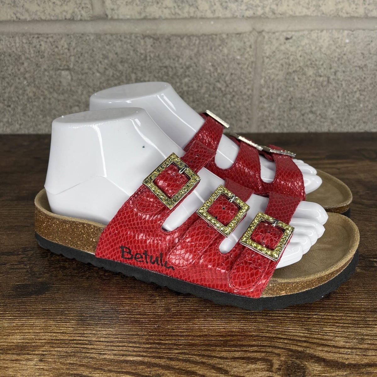 Birkenstock Madrid Red Matte Birkenstock Betula Florida Red