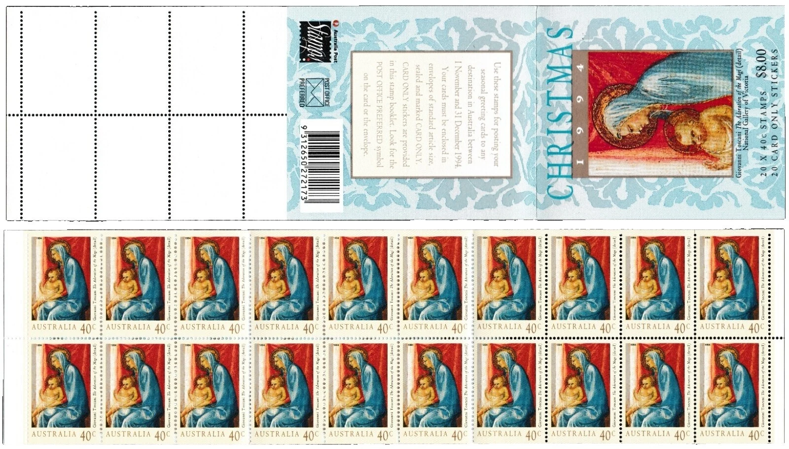 Cuadernillos de estampillas de cuadernillos de estampillas decimal