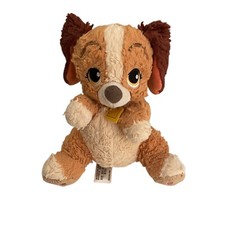 Disney Parks Babies Lady and the Tramp Dog Plush Brown 8" Stuffed Animal