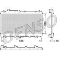 Denso WasserküHler MotorküHler FüR Subaru Legacy V Station Wagon BR 2.5I AWD