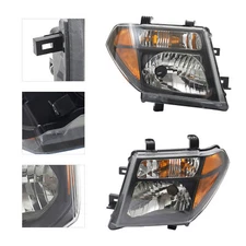 Driver＆Passenger Side Headlights Lamps Assembly For 2005-2007 Nissan Pathfinder
