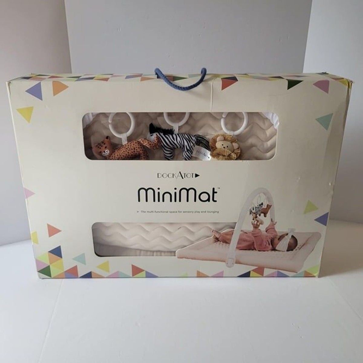 NEW DockATot Minimat Baby Playmat - Sand Chambray | eBay