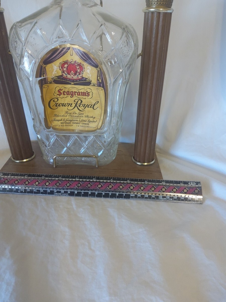 1970's Seagram's Crown Royal Bottle & Pouring Stand | eBay