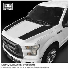 Ford F-150 2015-2020 Hood Side Accent Decal Stripes For F150 LX XLT Lariat