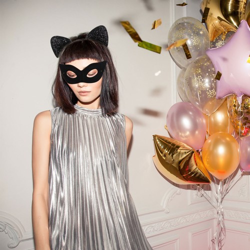 2 Sets Women Party Eye Cat Ears Headband Fancy Dress Ball Mask Miss eBay