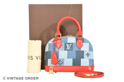 Louis Vuitton Monogram Denim Check Alma 