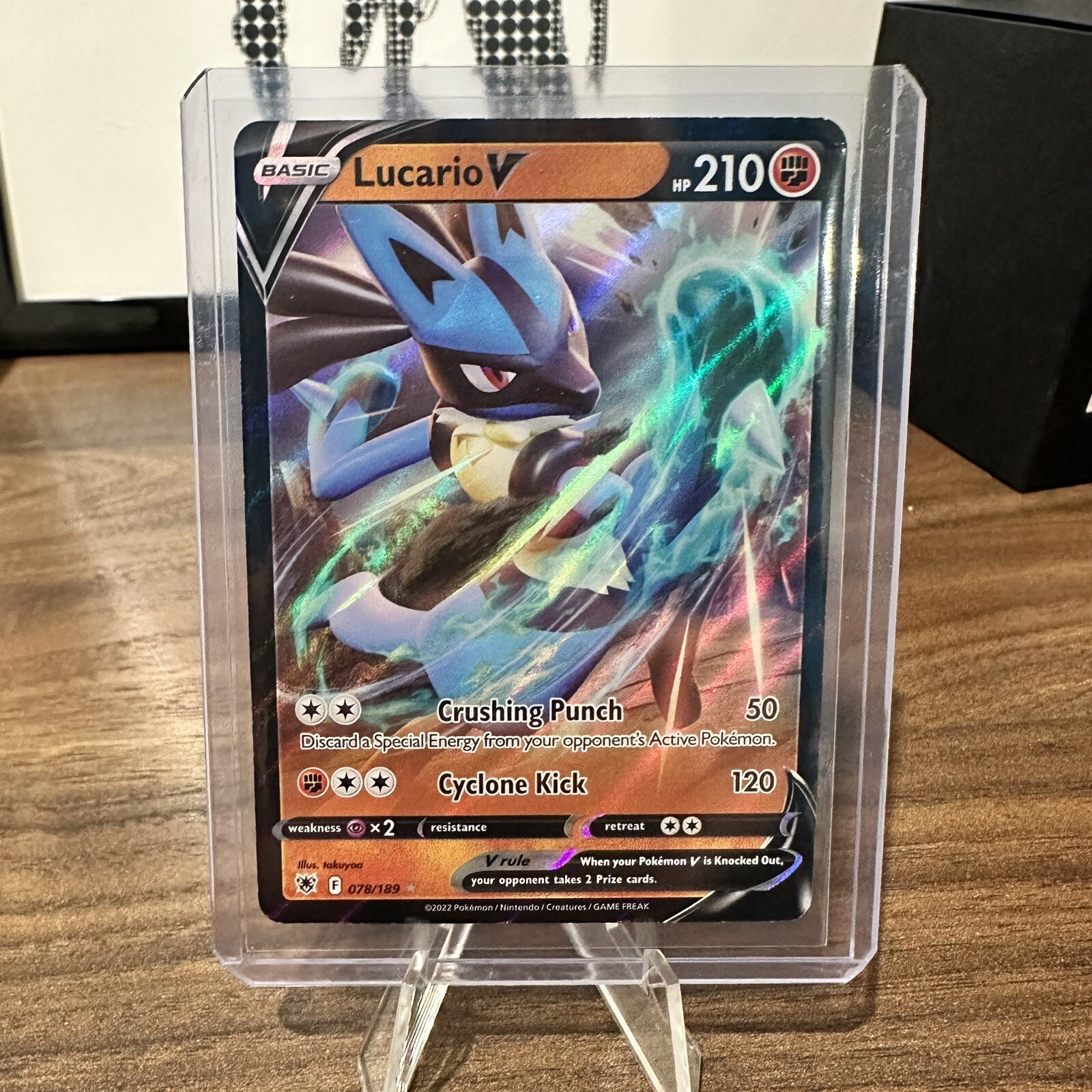 Lucario V 78/189 Ultra Rare Astral Radiance Pokemon TCG Near Mint