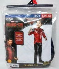 Shang-Chi Legend Of Ten Rings Costume 2 Piece Set Boy Small 4-6 