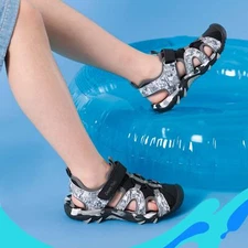 US Boys Girls Summer Outdoor Athletic Sport Sandals Toddler Kids Shoes