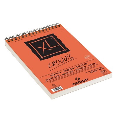 Quaderno Da Disegno A5 200GSM - 100 Pagine / 50 Fogli | Carta Senza Acidi | Spirale Metallica | Per Artisti