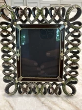 Tizo Swarovski Jeweled 2" x 3" Picture / Photo Frame - Excellent Condition