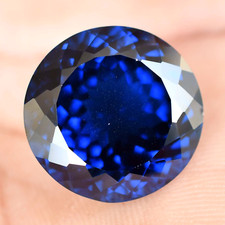 Natural D Block Tanzanite 28.10 Ct Stunning Round Certified Loose Gemstone
