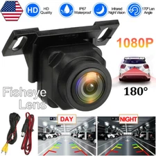 180° Car Rear View Backup Camera Reverse HD Night Vision Waterproof Parking Cam