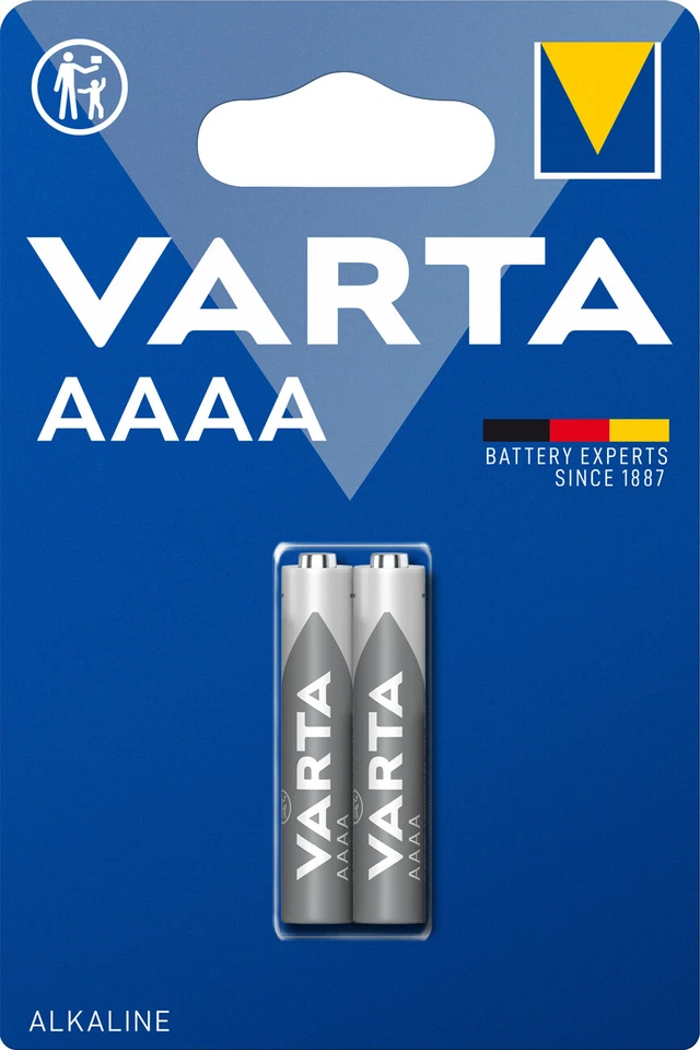 4 Stück Batterien VARTA 4061, AAAA / LR8D425 / E96 / LR61 / Mini Alkaline, 1,5V - Bild 1 von 1