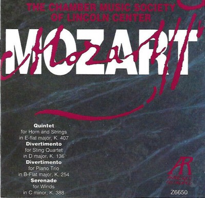 Divertimento for String Quartet D Major K 136 (CD, Arabesque)