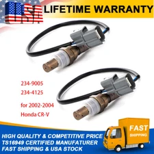 2X Up+Downstream Oxygen Sensor 2349005 2344125 For 02-04 Honda CR-V CRV 2.4L