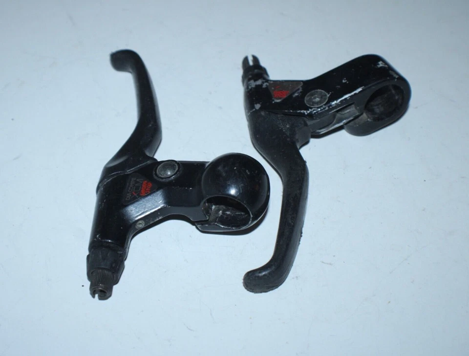 Комплект черных тормозных рычагов DiaCompe XCM ShortStop 22,2 мм для горного велосипеда гибридный трейл грузоотправитель США - Изображение 4 из 4