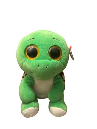Ty Beanie Boos Turbo Turtle 6” Plush Green Sea Turtle Stuffed Animal ...
