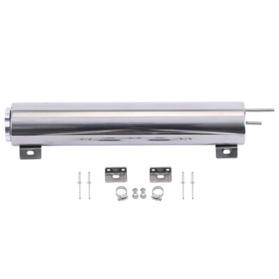 Radiator Coolant Over Flow Puke Tank Can 3 X 16 Inch Polished Stainless Steel 50