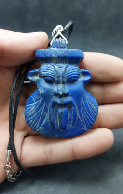 Rare BC Ancient Egyptian Antiques God of Bes Unique Antique Pharaonic Statue