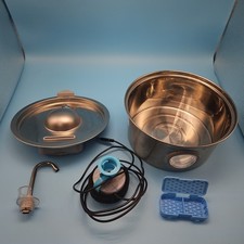 Stainless Steel Cats Pet Water Fountain 2.5L Drinking Fountain for Pet Cats
