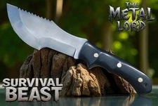 Tracker Knife Full Tang - Survival Hunting Camping Bushcraft Knife With Sheath