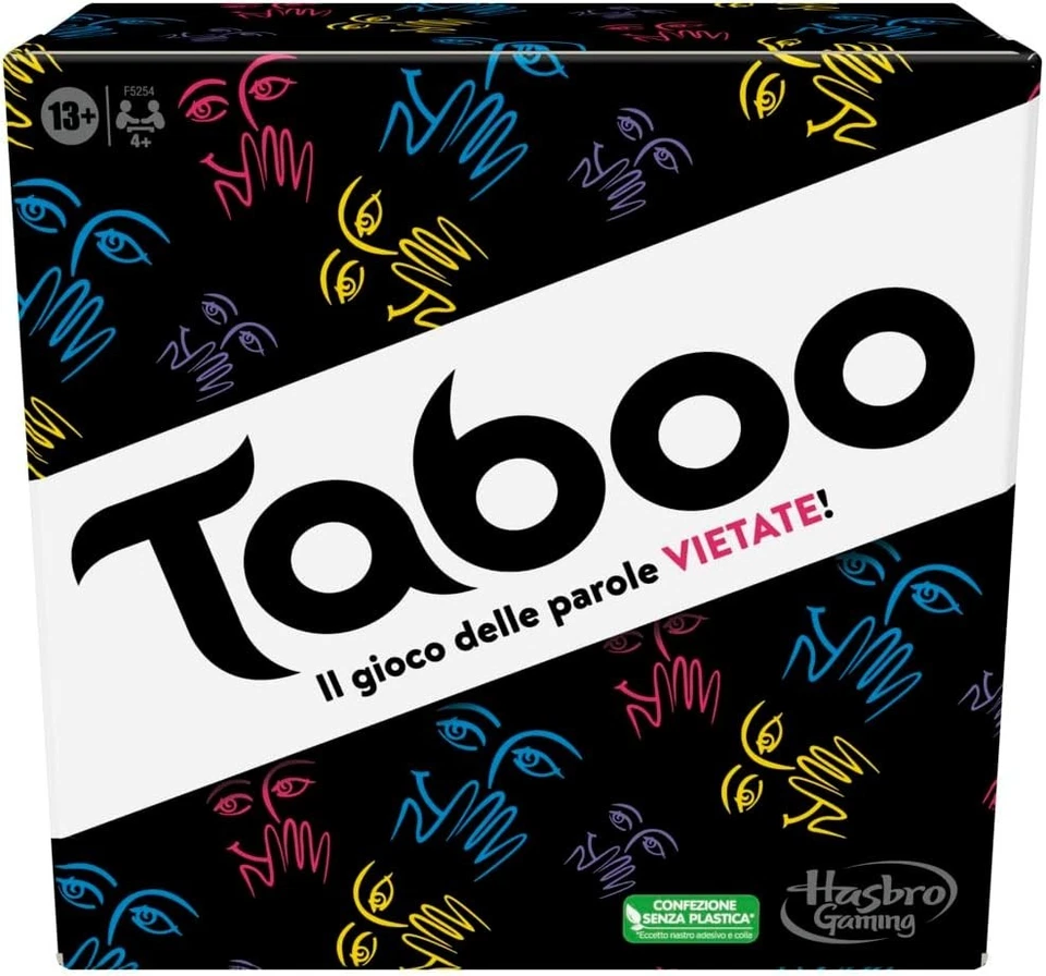 TABOO CLASSICO GIOCO DA TAVOLO RAGAZZI E ADULTI TABU' HASBRO - Imagen 3 de 3