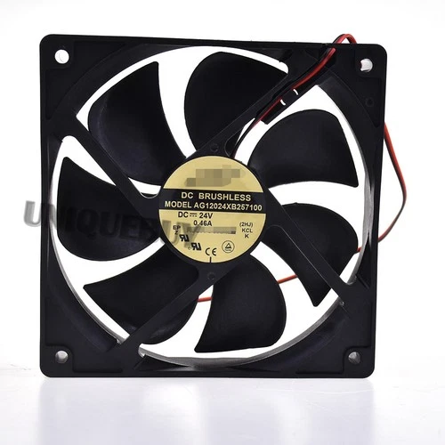 For ADDA AG12024XB257100 120*120*25mm 24V 0.46A Electric welder cooling fan 2pin