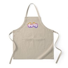 CafePress Furby Logo Full Length Cooking Apron 1220829317
