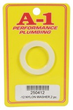 A-1 Racing Products Sealing Washer - 12 AN - Nylon - Pair