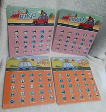 Pack Of 4 Road Trip Bingo Game Boards by Ankyo ~ Includes 4 Bingo Boards Sealed