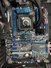 ASUS P8Z77-V Deluxe Intel Core i7 16GB RAM LGA ATX Motherboard W/fan