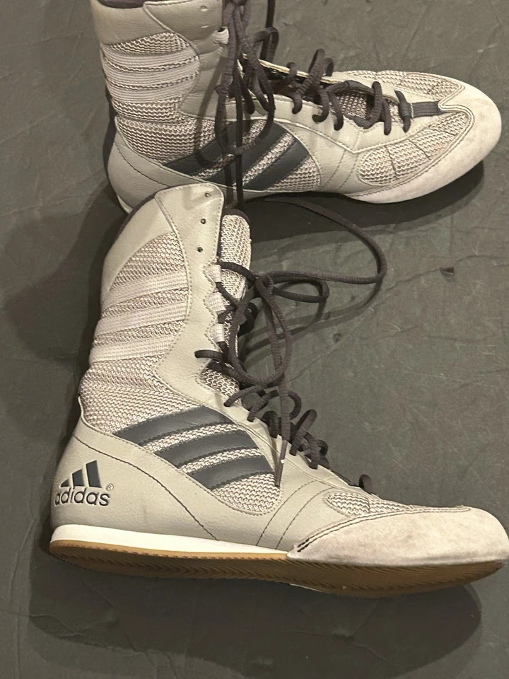Adidas Tygun 00s Boxeo, Lucha Gris Zapatos EE. UU. 4 2003 De Colección Foto 2 de 4