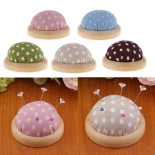 Pincuhion with wooden Base Pin Cushion Needle Insertion DIY Accessories