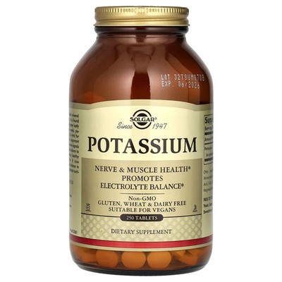 Potassium, 250 Tablets (99 mg per Tablet)