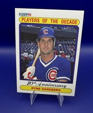 1990 Fleer - Players of the Decade Ryne Sandberg #625