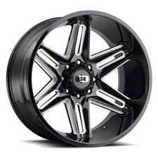 Vision Off-road Wheels 363 22x12 -51 Gloss Black Milled Spoke 6x135 Qty 4 Vision Off-road Wheels 363 22x12 -51 Gloss Black Milled Spoke 6x135 Qty 4