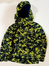Columbia Kids Boys Bugaboo III Printed Fleece Interchange Jacket Sz XS 6/7