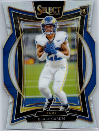 2024 Panini Select #9 Blake Corum Silver Prizm Die Cut RC