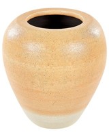 Dekovase Terrakotta Orange / Beige 34 Cm Hoch Antik RöMisch Skione