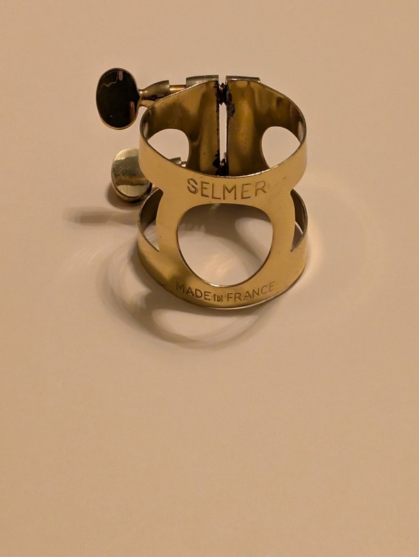 Vintage Selmer Paris 2-Screw Ligature for Tenor Saxophone