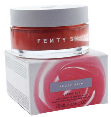 Fenty Cherry Dub Blah to Bright 5% AHA Face Mask Salicylic Acid 2.5 fl oz ~ NIB
