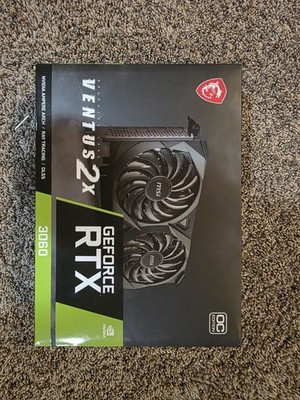 MSI NVIDIA GeForce RTX 3060 VENTUS 2X OC 12 GB GDDR6 Graphics Card