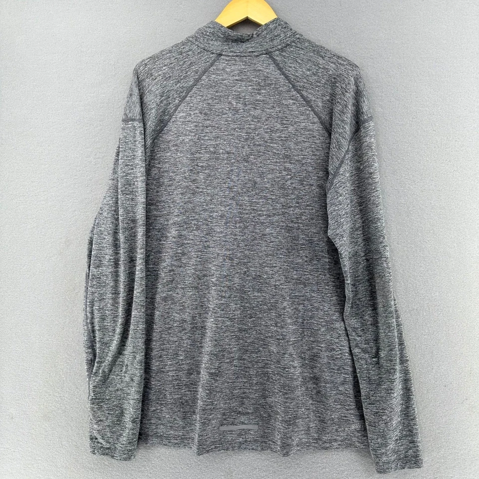 Nike Dri-Fit Element 1/4 Cremallera Correr Manga Larga Camisa Agujeros para el Pulgar XL Gimnasio Preparación Foto 3 de 4