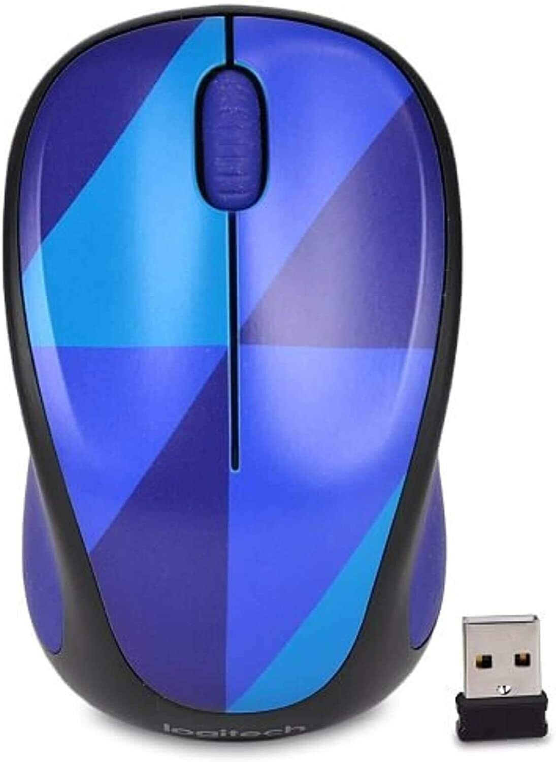 Logitech Wireless Mouse Blue Harlequin M317c Optical