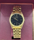 Vintage Seiko SQ Men's Watch black Dial UNTESTED AS-IS