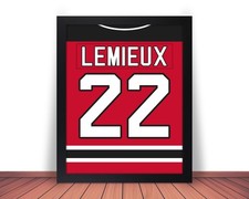 Framed CLAUDE LEMIEUX New Jersey Devils comparable Photo Picture 8x10 11x14 JZ
